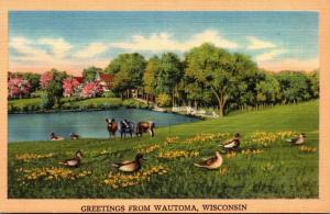 Wisconsin Greetings From Wautoma