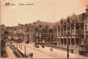 Belgium Liege Palais Provincial Vintage Postcard C205