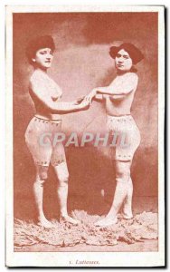 Old Postcard naked women erotic Luteuses
