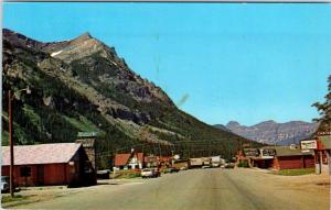 COOKE, MT Montana       STREET  SCENE  Signs,  c1950s   Cars   Postcard