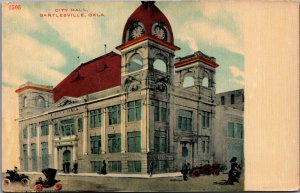 City Hall Bartlesville Oklahoma Vintage Postcard C056