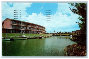 1958 University Court Motel Miami Campus Coral Gables Florida Vintage Postcard