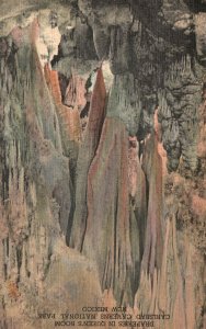 Vintage Postcard Draperies Queen's Room Carlsbad Cavern National Park New Mexico