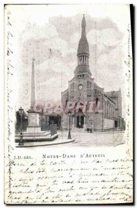 Postcard Old Paris Notre Dame D Auteuil