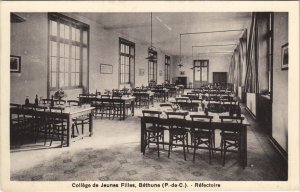 CPA Collége de Jeunes Filles, Béthune-Réfectoire (46403)