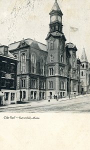 Postcard Antique View of City Hall in Haverhill, MA.    K2