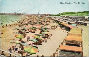 Playa Grande Mar del Plata Argentina Casa Rey Unused Postcard F22