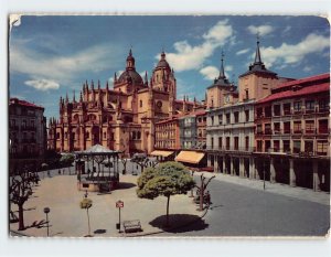 Postcard General Franco Square, Segovia, Spain