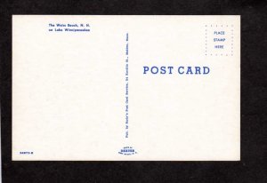 NH Aerial View Weirs Beach Lake Winnipesaukee New Hampshire Postcard