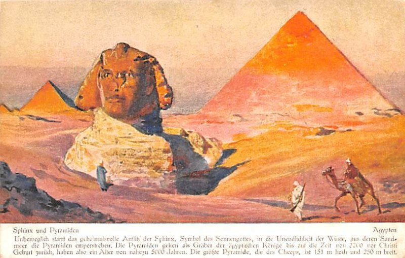 Sphinx und Pyramiden Egypt, Egypte, Africa Unused 