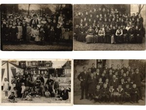SCHOOL CLASSES FRANCE REAL PHOTO 49 Vintage Postcards Pre-1940 (L6003)