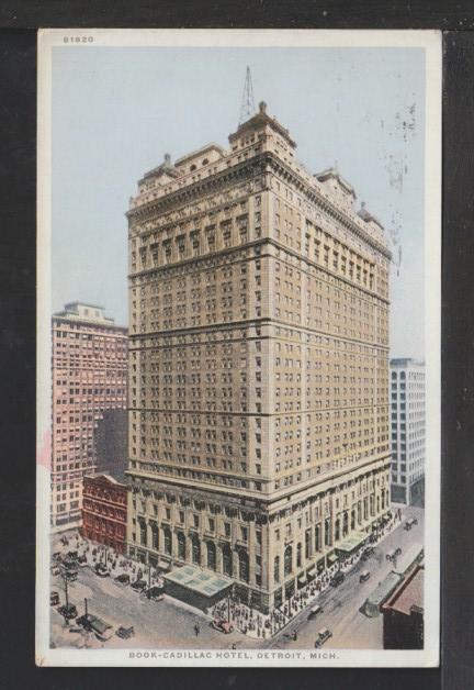 Book-Cadillac Hotel,Detroit,MI Postcard 