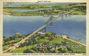 Mount Hope Bridge - Newport, Rhode Island RI  