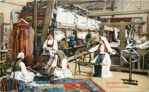 Bosnia Herzegovina Sarajevo inside carpet weavers manufactory