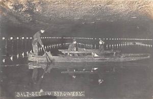 SALZ SEE GERMANY IM BERGWERK REAL PHOTOPOSTCARD c1910s