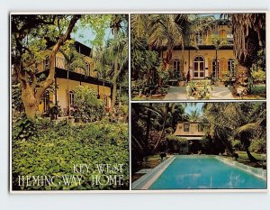 Postcard Hemingway Home, Key West, Florida