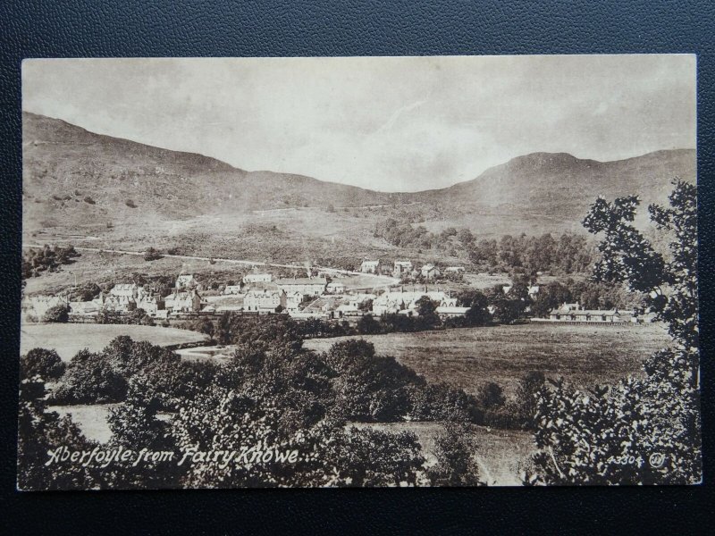 Scotland Stirlingshire ABERFOYLE from Fairy Knowe c1905 Postcard by Valentine