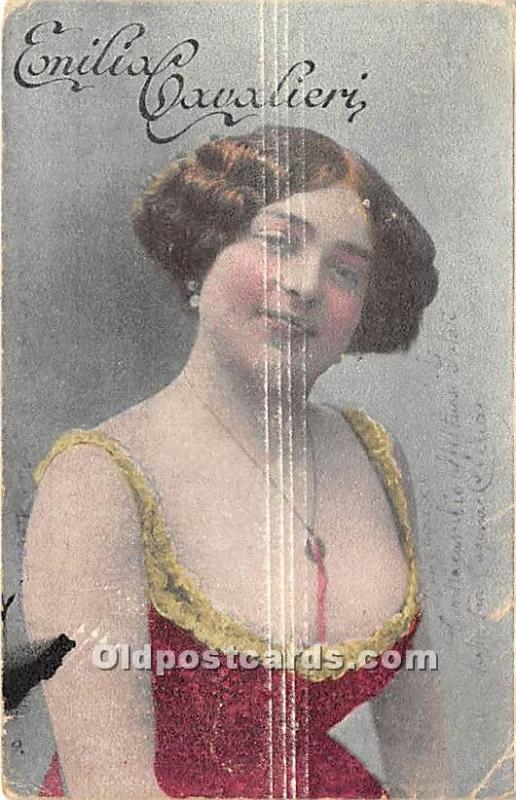 Emilia Cwsclieri Theater Actor / Actress 1903 