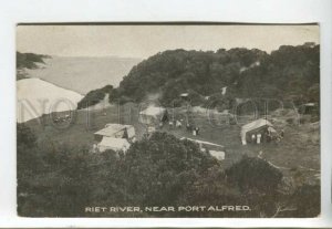 443389 SOUTH AFRICA Port Alfred Riet river Vintage postcard