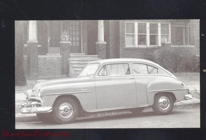 1952 PLYMOUTH CONCORD VINTAGE CAR DEALER ADVERTISING POSTCARD