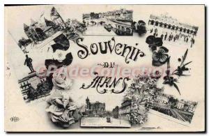 Old Postcard Le Mans memory