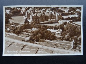 Suffolk Aerial View FELIXSTOWE Felix Hotel  - Old RP Postcard by Photo Precision