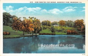 Foot Bridge, Roosevelt Park - Waukegan, Illinois IL
