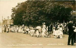 OR, Salem, Oregon, Baby Parade, Patton Post Card, RPPC