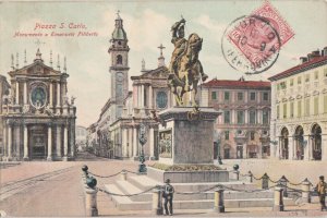 Italy Turin 1909 S. Carlo square