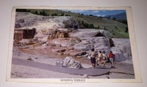 VINTAGE  POSTCARD UNUSED WHITE DOME & MINERVA TERRACE DOUBLED SIDED PAPER LIKE