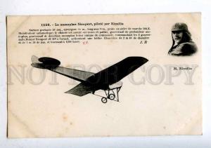 205356 FRANCE AVIATION Nieuport airplane pilot NIMELIA