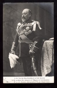 ROY373 - King Edward VII - In Field Marshall Regalia - Postcard