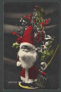 1953 PPC* Santa Doll Scarce From The Netherlands