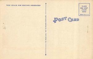 HUNTINGTON, IN Indiana  POST OFFICE & Street View~Cars  c1940's Linen Postcard