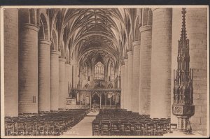 Gloucestershire Postcard - The Nave, Tewkesbury Abbey  RS3298