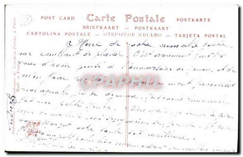 Old Postcard Fantasy Children Doll Paris Salons Tanquerey Prime cloud