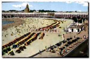 Modern Postcard Royan The beach in front of the Waterfront The bell tower of ...