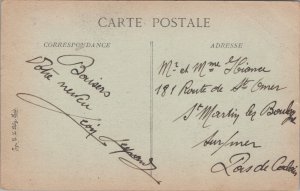 Senegal Afrique Occidentale Dakar Village Indigene Vintage Postcard C119