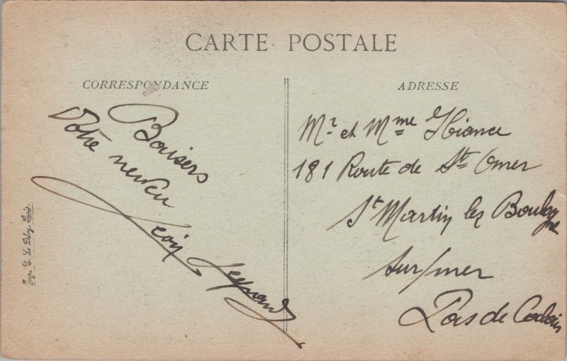 Senegal Afrique Occidentale Dakar Village Indigene Vintage Postcard C119