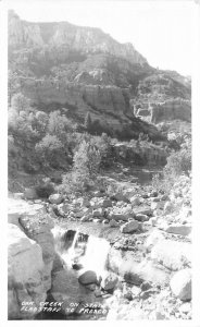 Postcard RPPC 1940s Arizona Flagstaff Sedona Oak Creek Frasher AZ24-4120