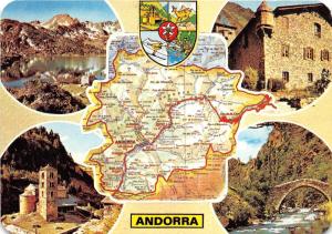 BC60145 Maps Cartes geographiques Andorra