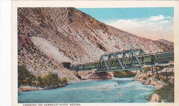 Nevada Train Crossing The Humboldt River