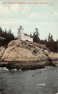 br105837 point atkinston lighthouse howe sound vancouver canada