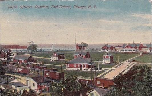 New York Oswego Officers Quarters Fort Ontario