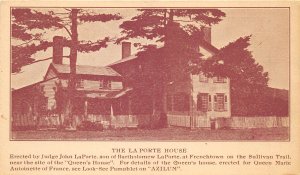 Frenchtown New Jersey 1940s Postcard The La Porte House