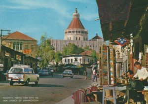 Israel Postcard - Nazareth, Partial View With The New Church  RRR266