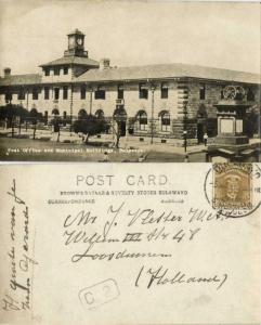 southern rhodesia, BULAWAYO, Post Office and Municipal Buildings (1923) Postcard