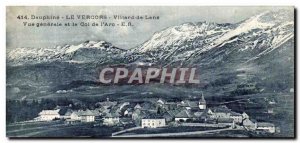 Old Postcard Vercors Villard de Lens Vue Generale and the Col de L Arc