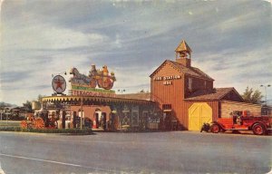 Las Vegas Nevada Hotel Last Frontier Texaco Gas Station Postcard AA110958