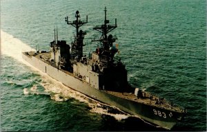 Vtg USS John Rodgers DD-983 United States Navy Destroyer Postcard